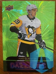 2020-21 UD Series 2 Green Dazzlers #DZ-85 Jake Guentzel